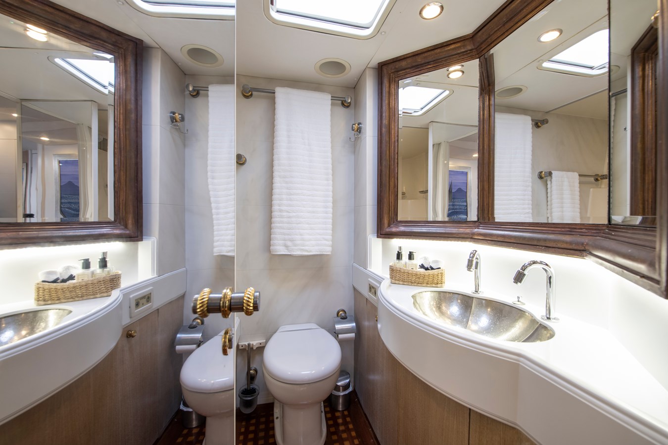 ELTON Ensuite Guest Bathroom Luxury Yacht Browser by CHARTERWORLD